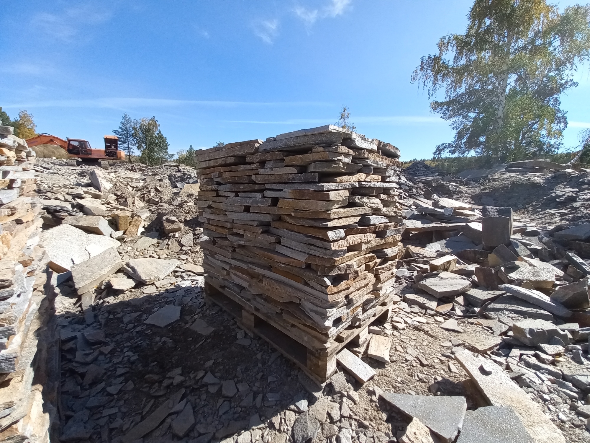 Плитняк златолит серебристый для мощения на бетон купить в Камчатском крае