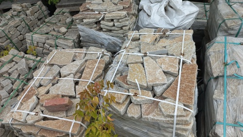 Гранитный плитняк галтованный для парковки купить в Камчатском крае